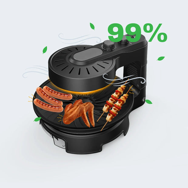 Pyroglow Electric Smokeless Grill - Restaurant-Quality Grilling Indoors