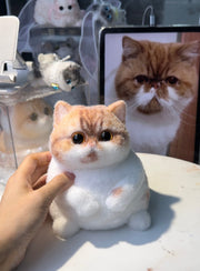 Ultra-Squishy Chubby Cat Toy – Adorably Handmade, Stress-Relieving, Stylish Decor, and Fun to Dress Up
