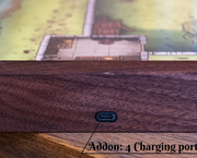 Portable Game Display with 4 Kobold Dice Trays