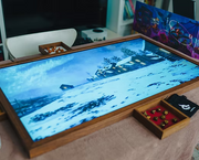 Portable Game Display with 4 Kobold Dice Trays