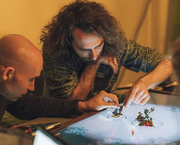 Portable Game Display with 4 Kobold Dice Trays