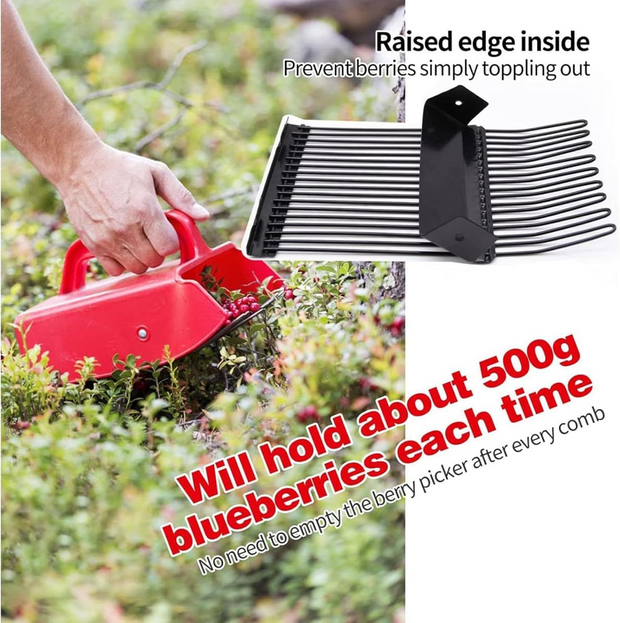 Turbo Berry Picker Scoop – Grab More Berries in Less Time, Thorn-Free!