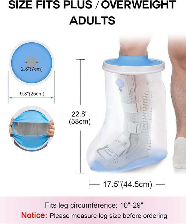 Shower Like You’re Not Injured! Ultimate Waterproof Cast Cover – No Leaks, No Slips, Just Freedom!