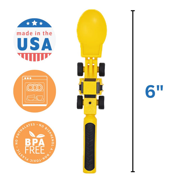Toddler Construction Plate & Utensils Set — Fun, Safe, and Educational Mealtime Kit!
