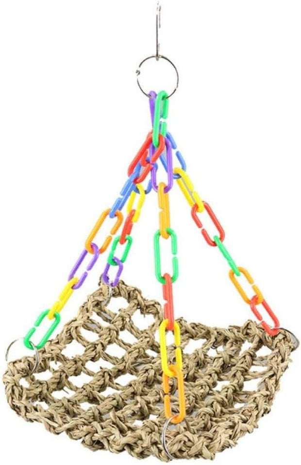 Ultimate Parrot Swing Toy | Stress-Busting, Cage-Decorating, Fun-Filled Perch for Happy Birds!