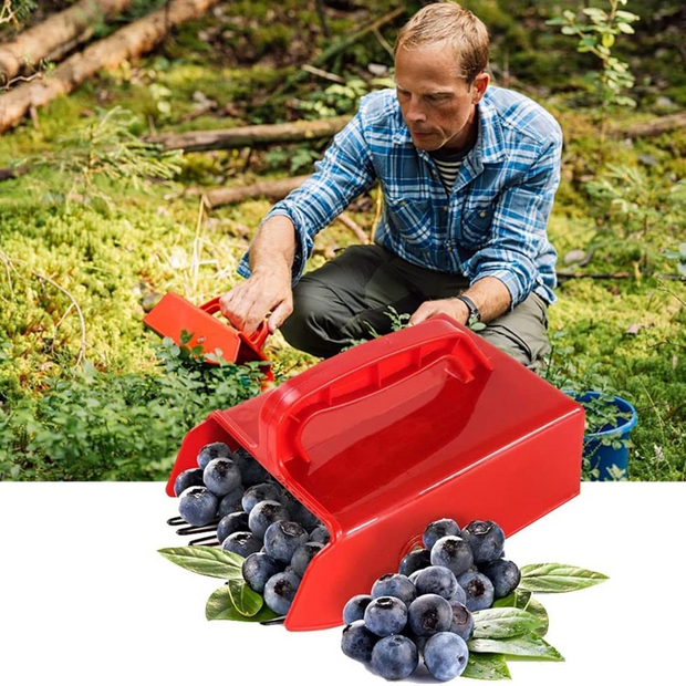 Turbo Berry Picker Scoop – Grab More Berries in Less Time, Thorn-Free!