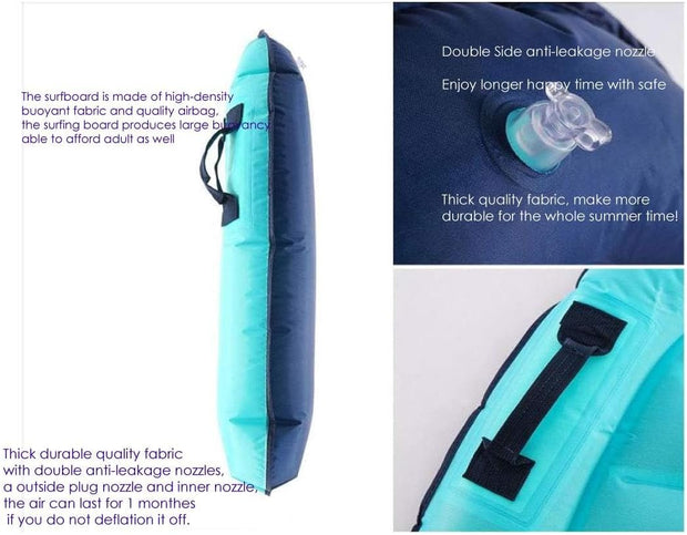 🏄Turn Every Pool Day into a Party – ☀️ Dual-Color Surf Board with Super Buoyancy & Grip!