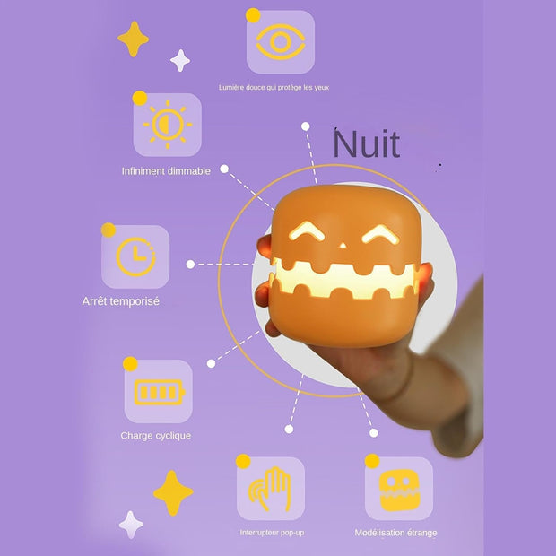Cozy Pumpkin Light – Rechargeable, Portable & Perfect Anywhere