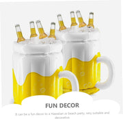 🍻Inflatable Beer Mug Cooler – Chill &Party Anywhere! 🎉