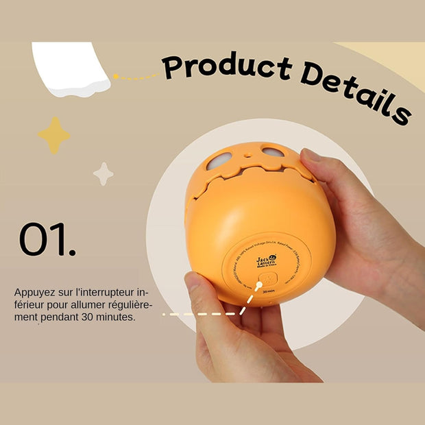 Cozy Pumpkin Light – Rechargeable, Portable & Perfect Anywhere