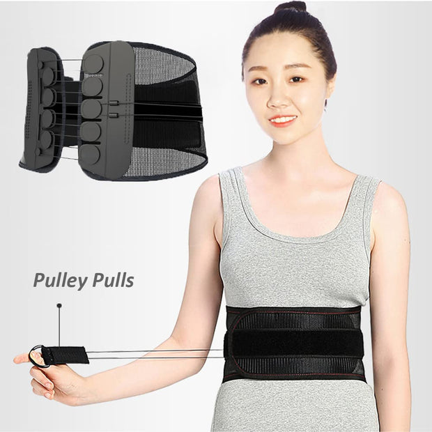Instantly Erase Lower Back Pain – Pulley Power Brace for Unstoppable Lumbar Support & Spine Rescue