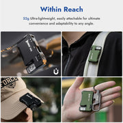 Tiny But Savage – 400LM RGB Flashlight with Magnetic Grip & Rotating Head Light like a beast. Carry like a feather.