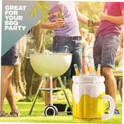 🍻Inflatable Beer Mug Cooler – Chill &Party Anywhere! 🎉