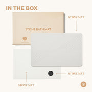 🛁 Quick-Dry Diatomite Stone Bath Mat – Non-Slip &amp; Stylish Bathroom Essential