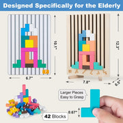 Engaging Wooden Brain Puzzle for Seniors – Boost Memory, Focus & Joy with Every Piece
