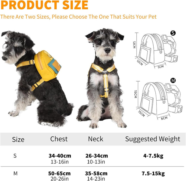 Let Your Dog Carry the Fun – Waterproof Harness Backpack for Walks, Hikes & Zoomies!