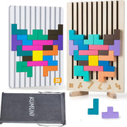 Engaging Wooden Brain Puzzle for Seniors – Boost Memory, Focus & Joy with Every Piece