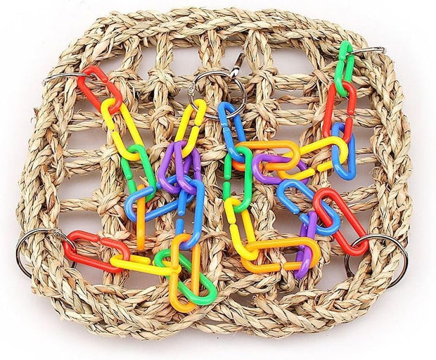 Ultimate Parrot Swing Toy | Stress-Busting, Cage-Decorating, Fun-Filled Perch for Happy Birds!