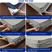 Universal Bed Sheet Straps – Smooth, Wrinkle-Free Sleep Every Night