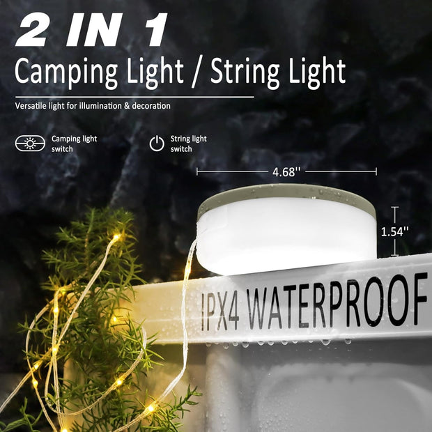Light Up Every Moment – 2-in-1 Lantern & 100 LED String That Turns Any Night into Magic!