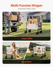 UPGRADED 3-in-1 WAGON & BENCH!