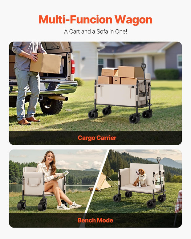 UPGRADED 3-in-1 WAGON & BENCH!