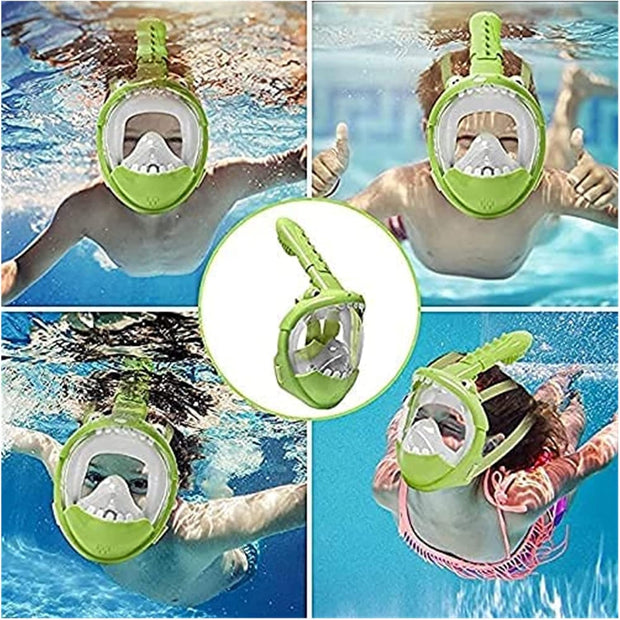 Dive Into Fun! The Cutest Full-Face Snorkel Mask for Kids – 180° View + Foldable Tube + Zero Leaks!
