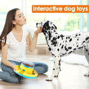 2 Levels Dog Puzzle Toys, Slow Feeder Dog Bowls for Small/Medium/Large Dogs, Treat Dispensing Interactive Dog Toys for Boredom and Stimulating Interactive Dog Toys IQ Training