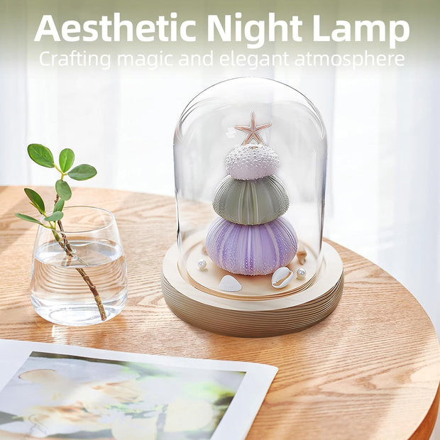 One-of-a-Kind Sea Shell Night Light – Create Your Own Magical Glow with Easy DIY Setup