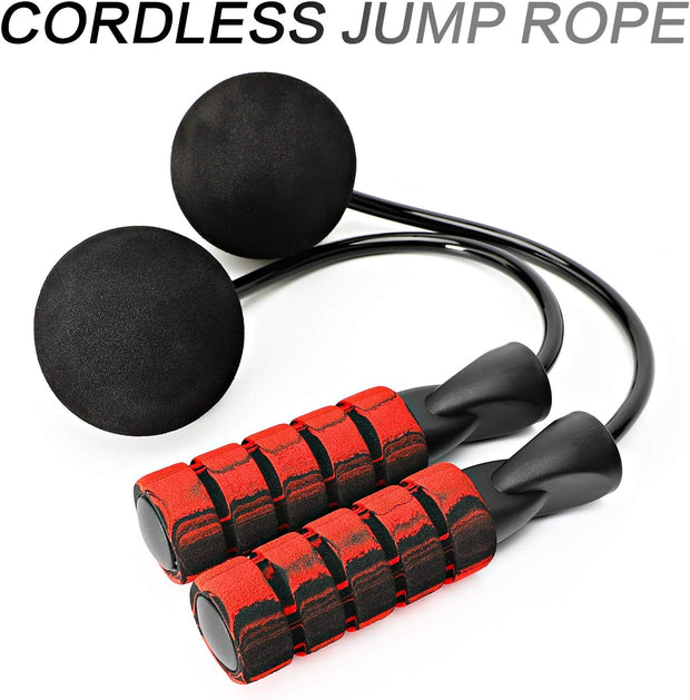 Cordless Weighted Jump Rope – Tangle-Free, Adjustable, Full-Body Burn for All Ages!