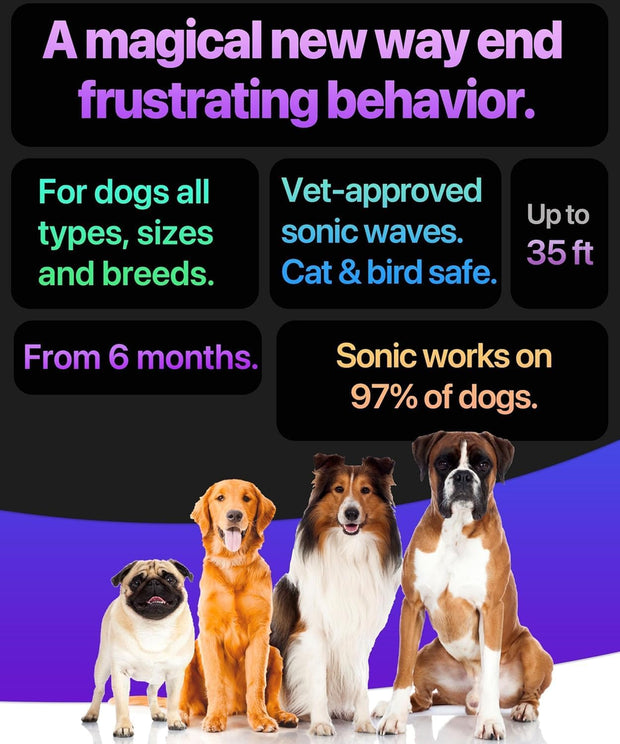 No-Shock Dog Barking Device – Humane, Fast & Effective Training Tool for All Breeds