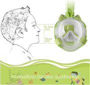 Dive Into Fun! The Cutest Full-Face Snorkel Mask for Kids – 180° View + Foldable Tube + Zero Leaks!