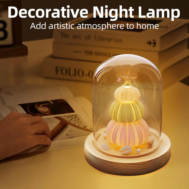 One-of-a-Kind Sea Shell Night Light – Create Your Own Magical Glow with Easy DIY Setup