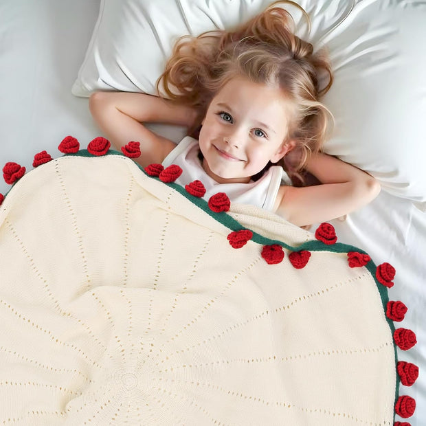 Forever Roses, Endless Warmth – A Blanket That Blooms with Love