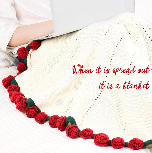 Forever Roses, Endless Warmth – A Blanket That Blooms with Love