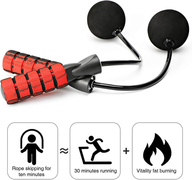 Cordless Weighted Jump Rope – Tangle-Free, Adjustable, Full-Body Burn for All Ages!