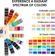 56-Color Foldable Watercolor Set – Paint Anywhere, Create Everywhere!