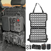 🛠️ Car Seat Tactical Gear Panel – Tactical Storage with Gun Mounts