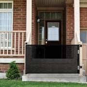 Extra-Wide Retractable Baby & Pet Gate – 55" Mesh Safety Barrier for Stairs, Doorways & More | Tall 33", Indoor/Outdoor Use (White)