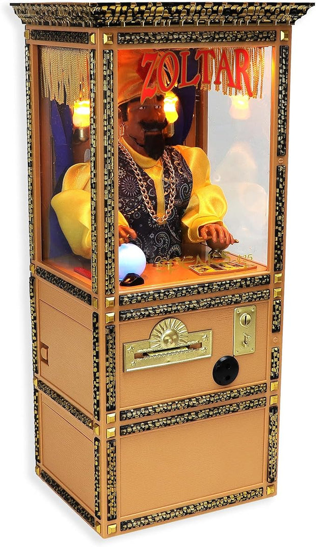 Miniature replica fortune-telling machine - with animation