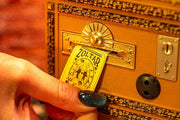 Miniature replica fortune-telling machine - with animation