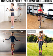 Cordless Weighted Jump Rope – Tangle-Free, Adjustable, Full-Body Burn for All Ages!
