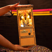 Miniature replica fortune-telling machine - with animation