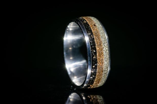 Worn by the Waves, Forged in Titanium – The Split Sand Ring