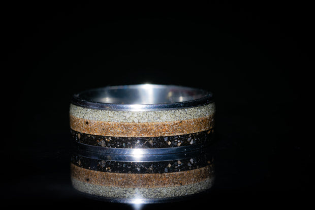 Worn by the Waves, Forged in Titanium – The Split Sand Ring