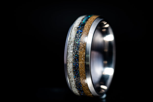Worn by the Waves, Forged in Titanium – The Split Sand Ring