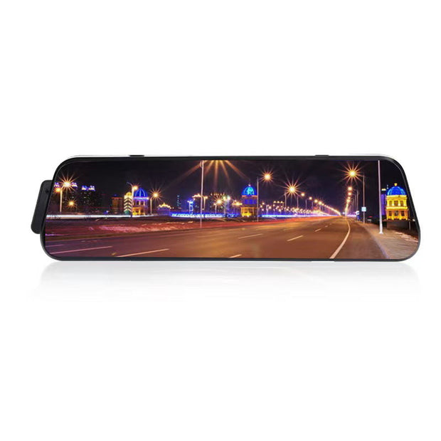 4-Inch 4K Mirror Dash Cam — Clear Night Vision, WiFi, Voice Control &amp; Built-In GPS 🚗📹