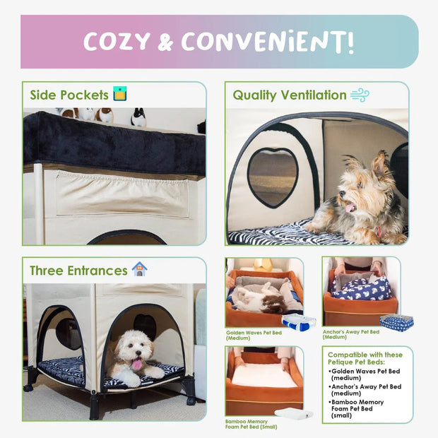 Bedside Lounge Pet Bed - Elevate Comfort for Your Furry Family!