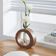 Wooden Hydroponic Vase