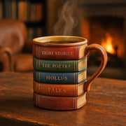 This Mug Looks Like a Book Stack — But Feels Like Pure Magic in Your Hands!